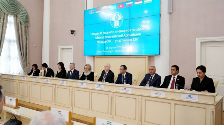 Иштирок дар ҷаласаи 58-уми пленарии Ассамблеяи Байнипарламентии давлатҳои иштирокчии Иттиҳоди Давлатҳои Мустақил